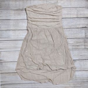 New Express Bandeau High-Low Bandeau Dress